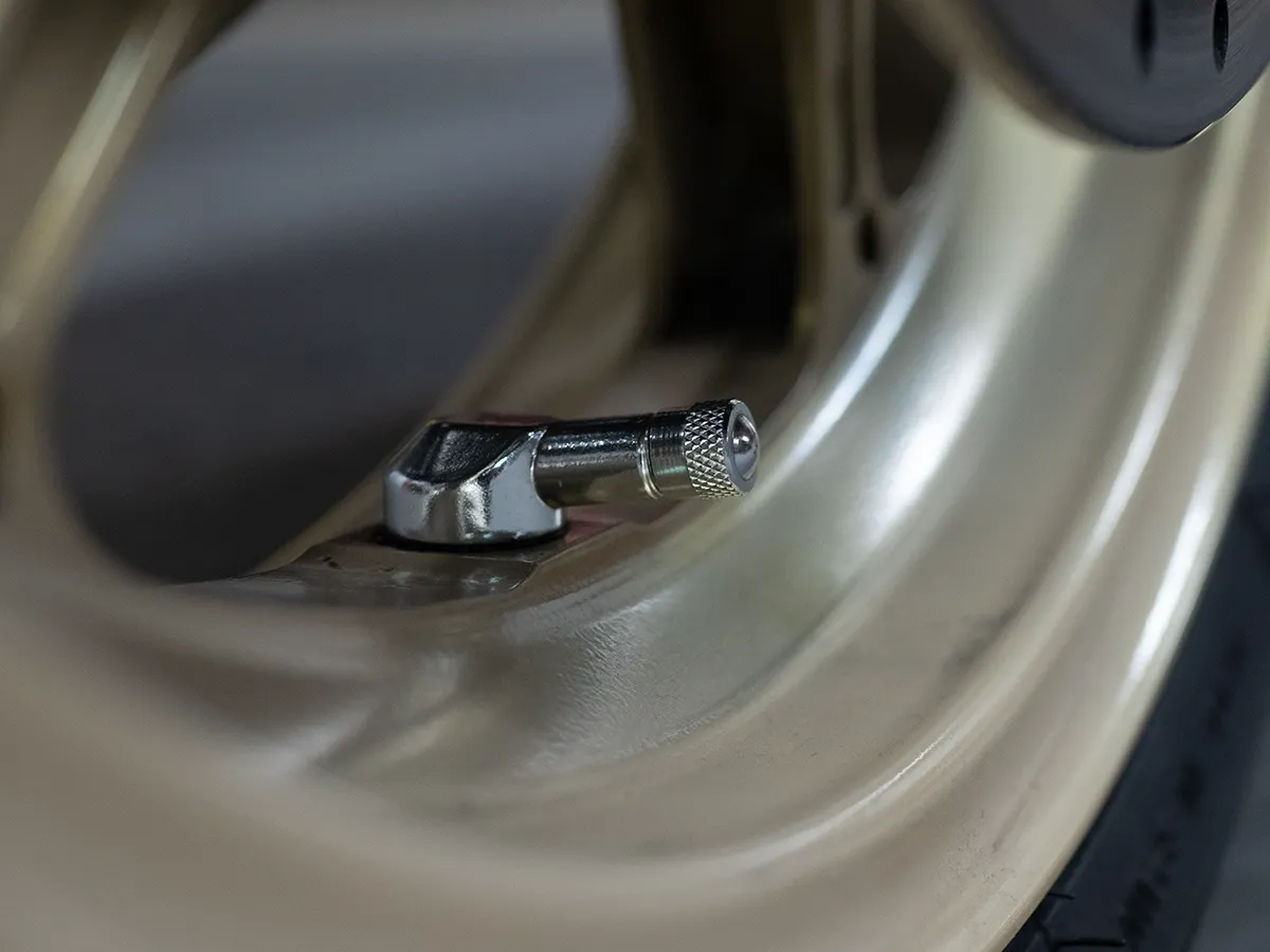 PitX Renntechnik Aluminium Winkelventil 113 mm für Motorradfelgen